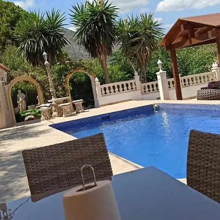 Villa Med Panoramautsikt Med Privat Pool I Calpe, Costa Blanca, Spanien *