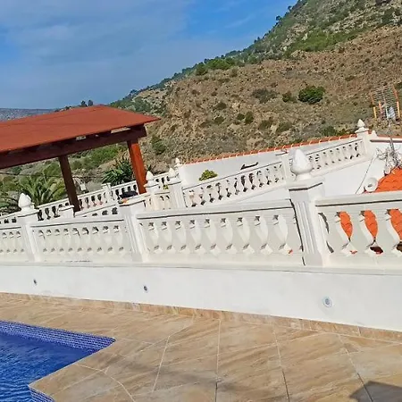 Villa Med Panoramautsikt Med Privat Pool I Calpe, Costa Blanca, Spanien Calpe