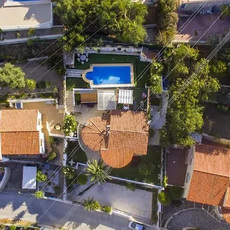 Villa Med Panoramautsikt Med Privat Pool I Calpe, Costa Blanca, Spanien