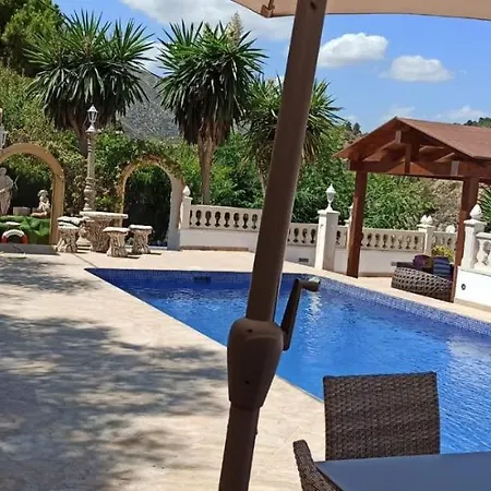 Villa Med Panoramautsikt Med Privat Pool I Calpe, Costa Blanca, Spanien *